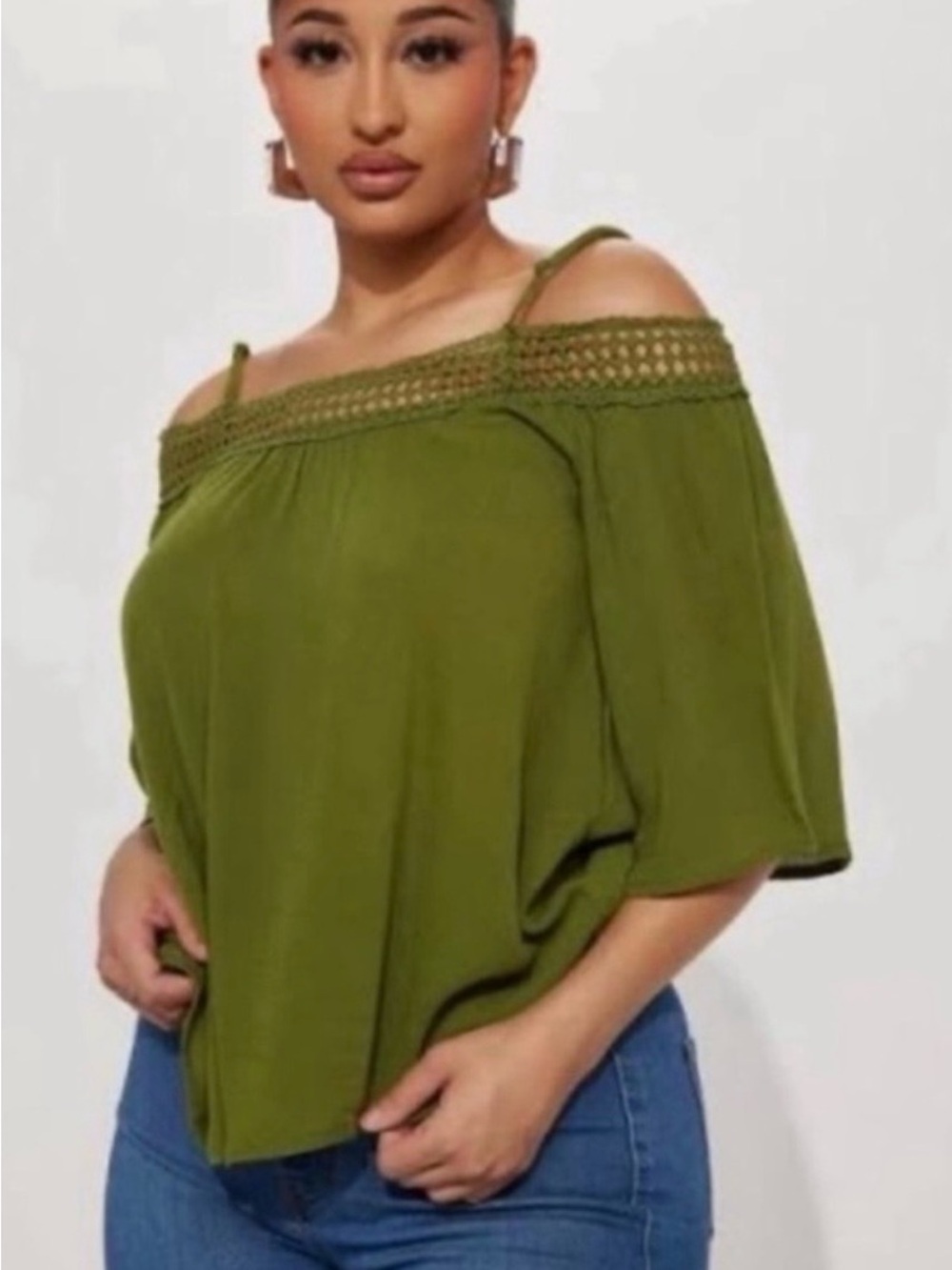 Fashion Nova Off Shoulder Flowy Top